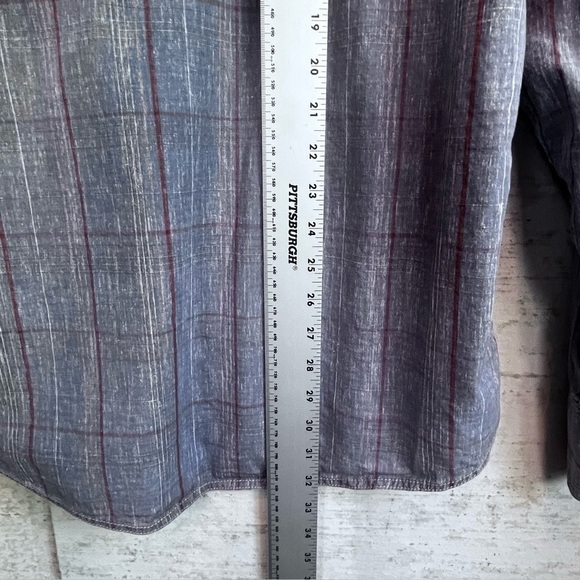 Wrangler Men's Retro Premium Western Blue Plaid Shirt Sz XXL Pearl Snaps Cowboy - Picture 13 of 16